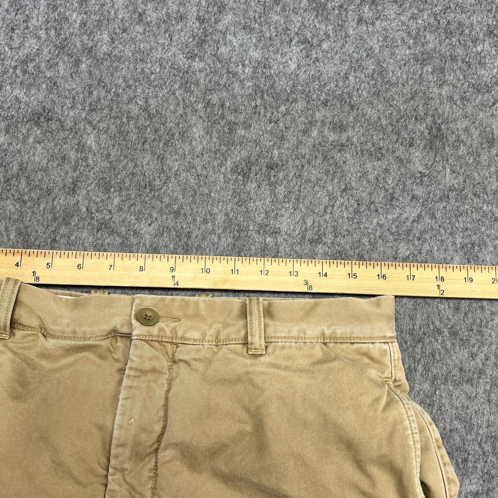 Vintage J Crew Pants Mens 32x30 Beige Khaki Flannel Lined Chino Winter Thermal - Picture 12 of 16